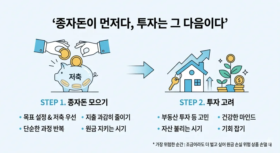 종자돈 없이 투자? 순서 틀렸다! 2026년 재테크 기초 다지기