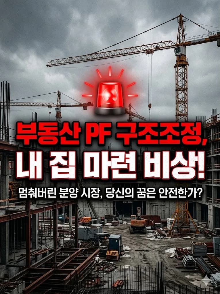 부동산 PF 구조조정, 2026년 내 집 마련 기회 될까? (단계별 분석)