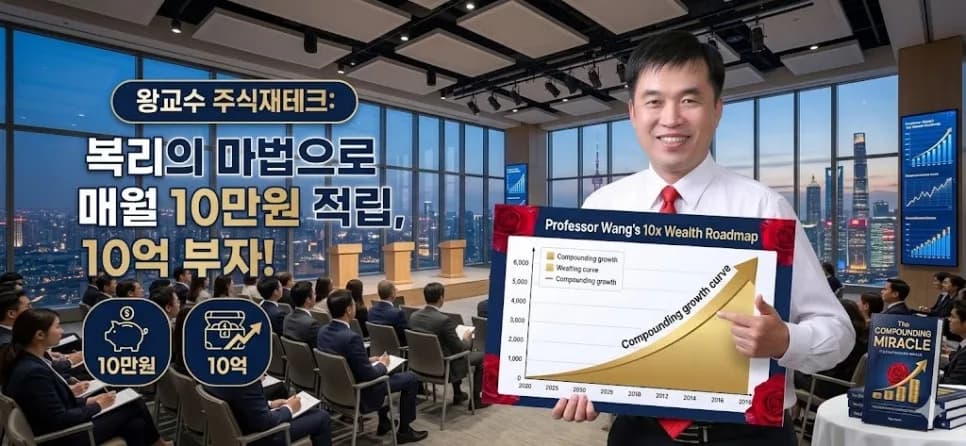 매월 10만원으로 10억 만들기: 왕교수 주식 강의 2026년 전략