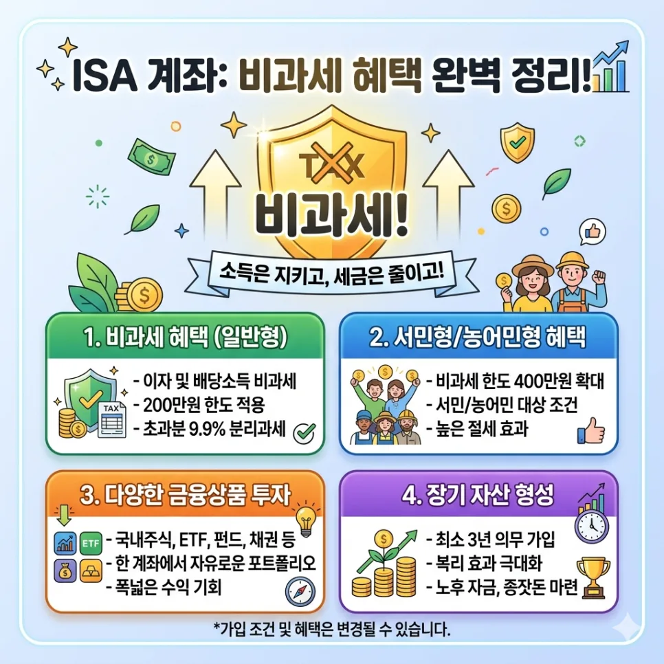 ISA 계좌 개설 방법 및 혜택 총정리 (2026년 기준)