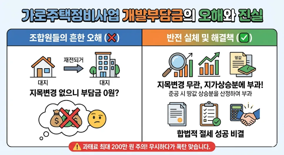 가로주택정비사업 개발부담금 0원 만드는 법 2026