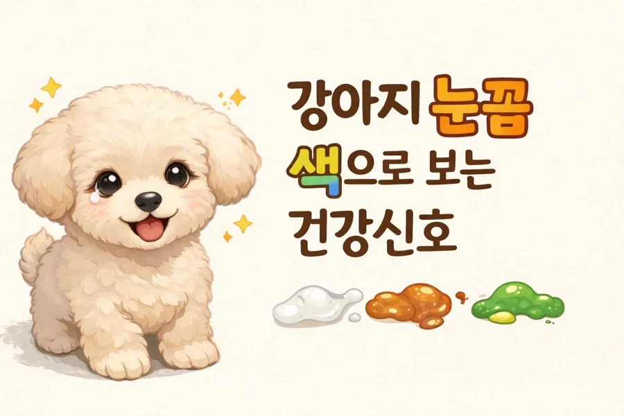 강아지 눈곱 색깔별 건강 신호 2026년 총정리
