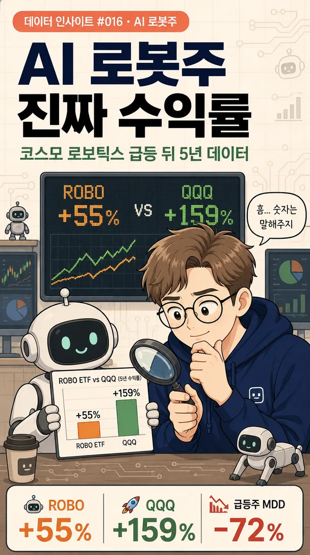 AI 로봇 ETF vs 나스닥 5년 수익률 비교 (2026)