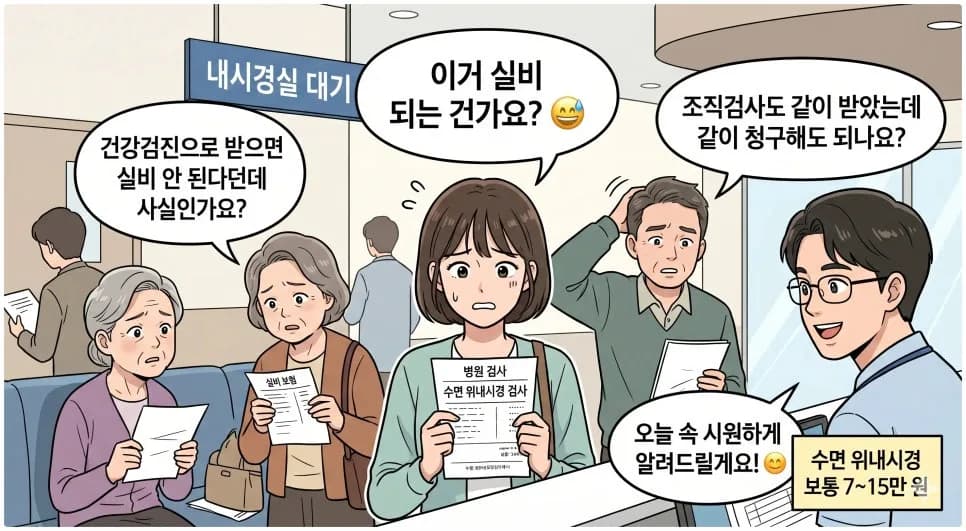 위내시경 실비 보험 2026년, 얼마나 돌려받을까? (조건 총정리)
