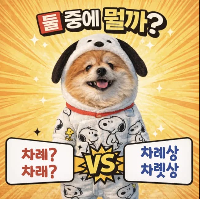 명절 제사 '차례' vs '차례상' 맞춤법 완벽 정리 2026
