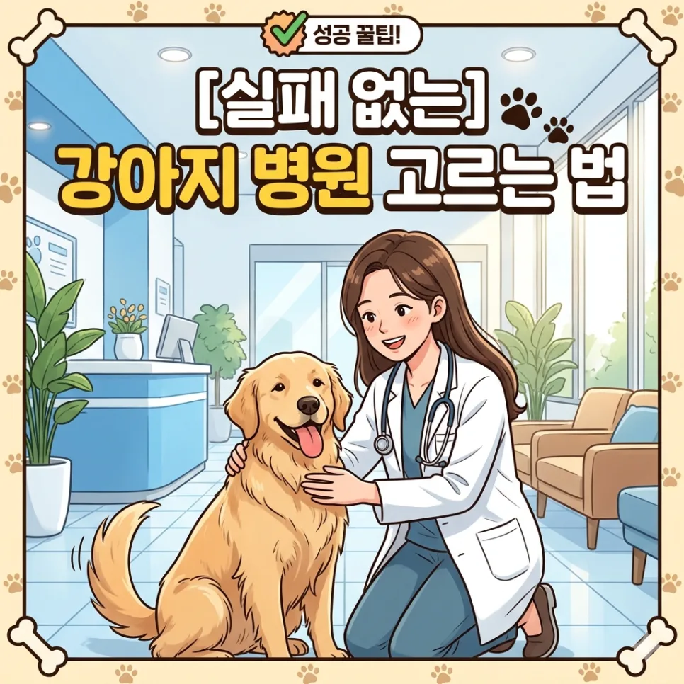 2026년 실패 없는 강아지 병원 선택법: 5가지 핵심 체크리스트