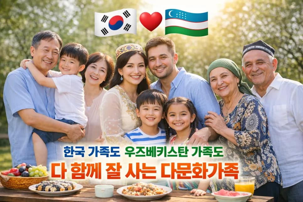 우즈베키스탄 국제결혼 현실: 문화 차이 극복 및 행복한 다문화가족 만들기 2026