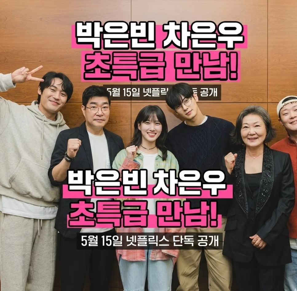 넷플릭스 원더풀스 공개일 2026년 5월 15일, 차은우·박은빈 조합 분석
