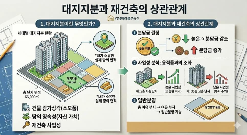 재건축 대지지분, 2026년 투자 핵심 3가지