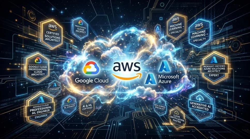 AI 자격증 종류별 비교 2026: 구글·AWS·MS 중 나에게 맞는 것은?