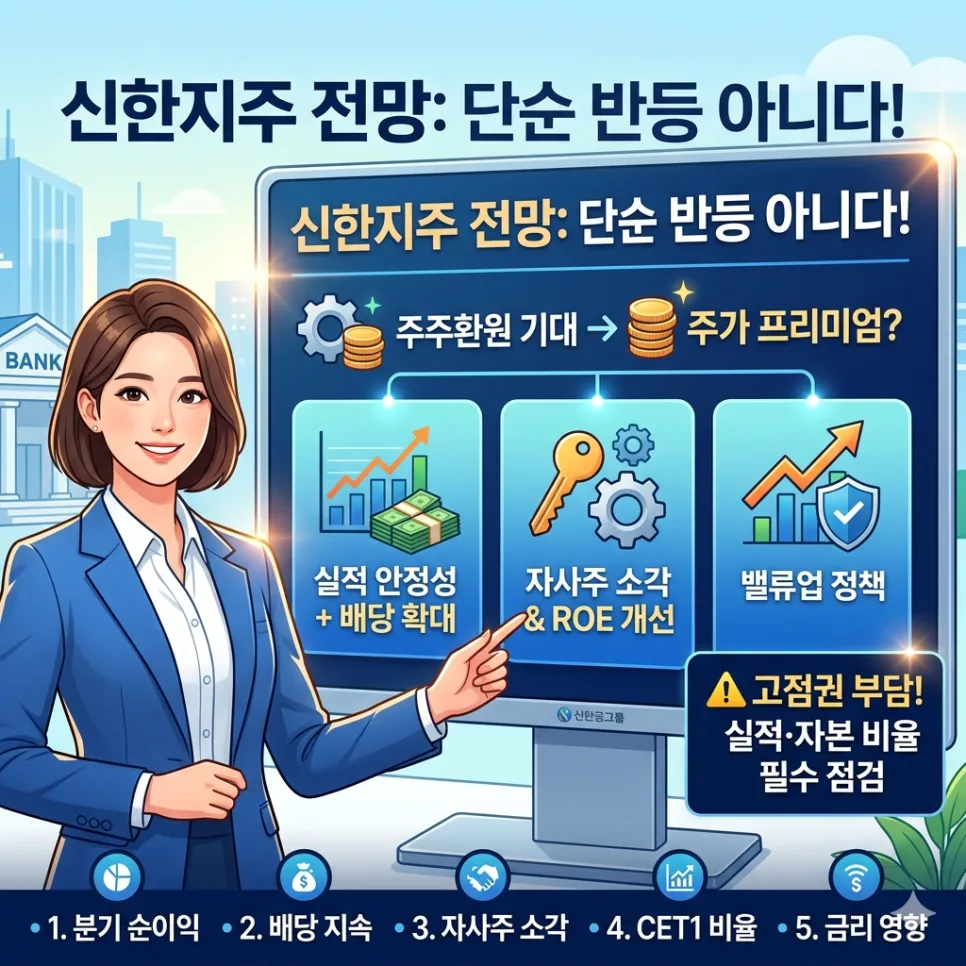 신한지주 주가 전망: 주주환원·실적 분석 2026