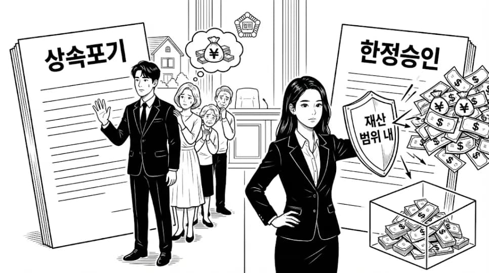 2026년 상속포기 vs 한정승인: 빚 상속 막는 절차 완벽 정리