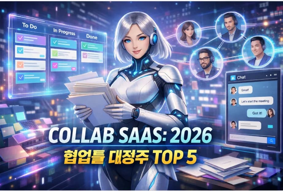AI 협업툴 대장주 5선: 2026년 업무 혁신 주도 기업 분석