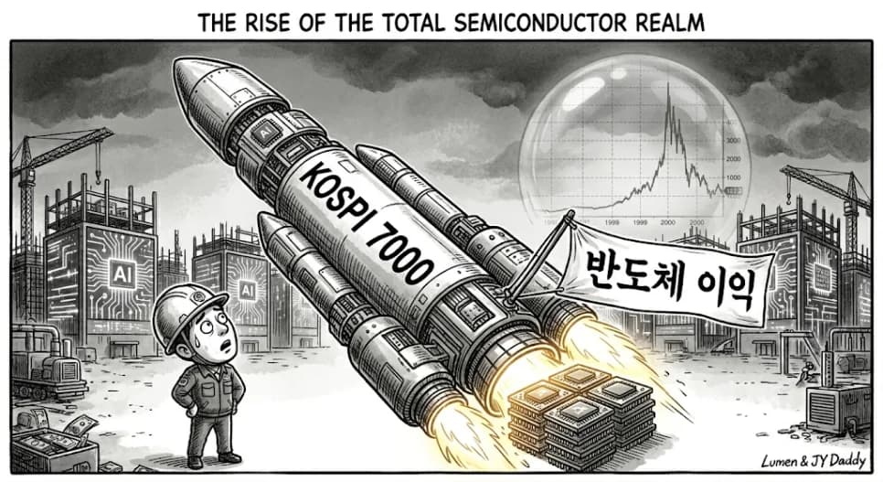 코스피 7천 돌파, 닷컴버블 이후 최고 상승세 분석 2026
