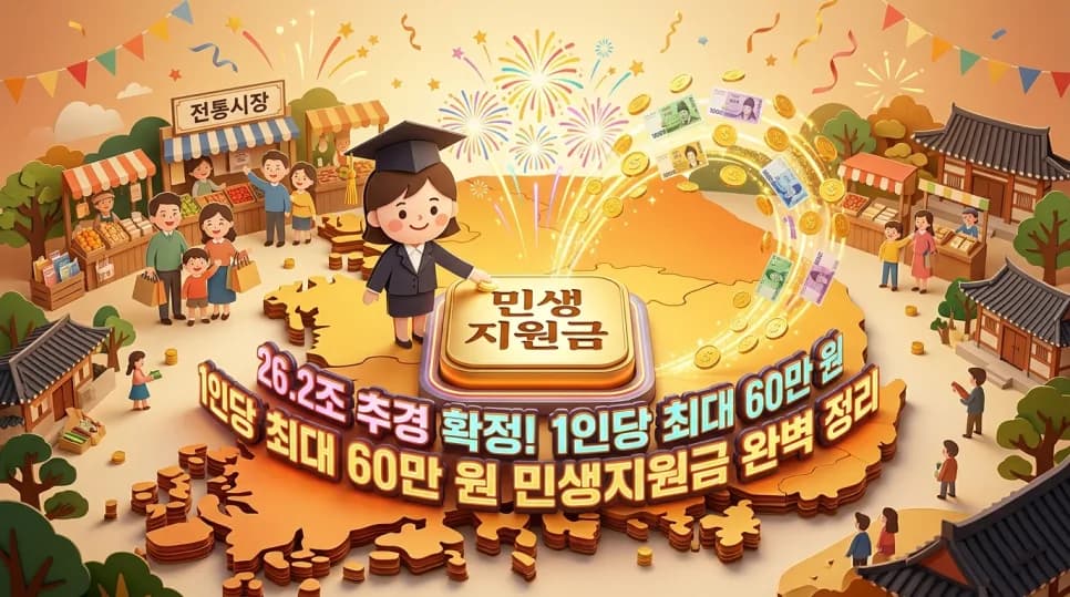 2026년 민생지원금 최대 60만원, 신청부터 사용까지 완벽 가이드