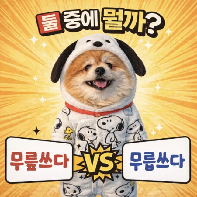무릅쓰다 vs 무릎쓰다: 2026년 올바른 맞춤법 완벽 정리