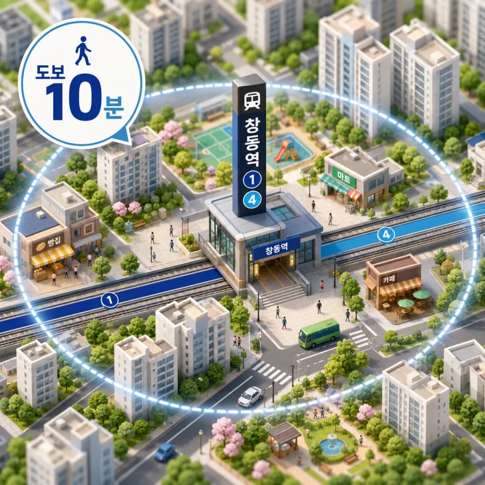 창동역 아파트 2026년 전망: GTX-C 개통 앞둔 핵심 입지 분석