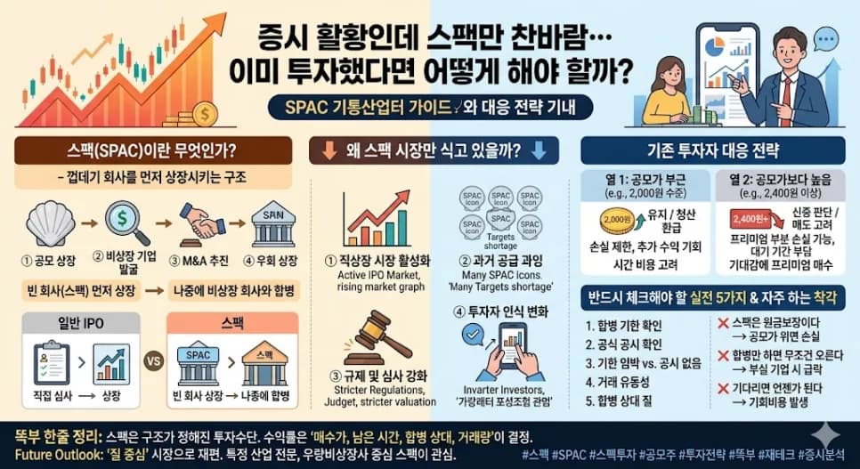 스팩 투자, 2026년 전망과 위기 탈출 전략 완벽 분석