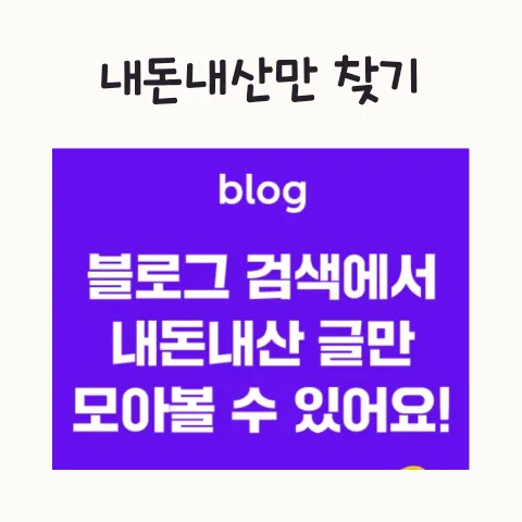 네이버 블로그 '내돈내산' 필터 2026년 사용법 완벽 정리