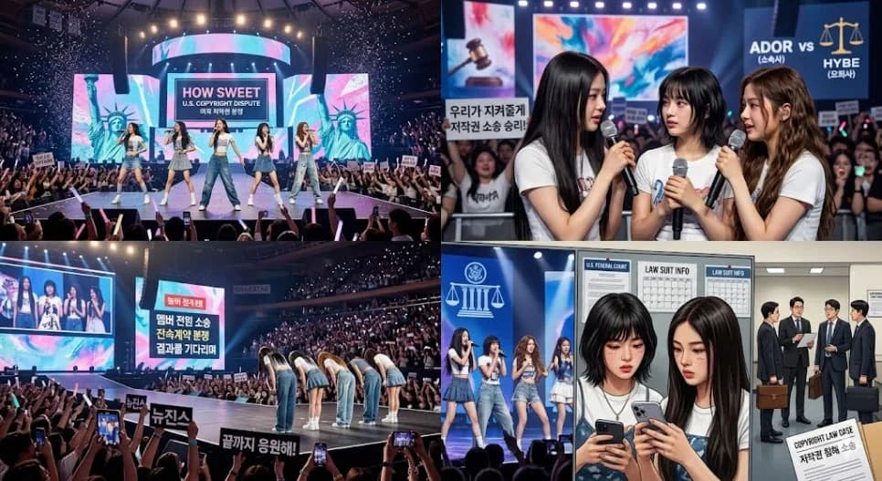 뉴진스 저작권 소송 2026: 오드리 아마코스 주장과 어도어 반박