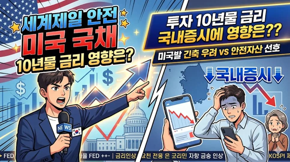 미국 국채 10년물 금리, 국내 증시에 미치는 영향은? (2026년 전망)