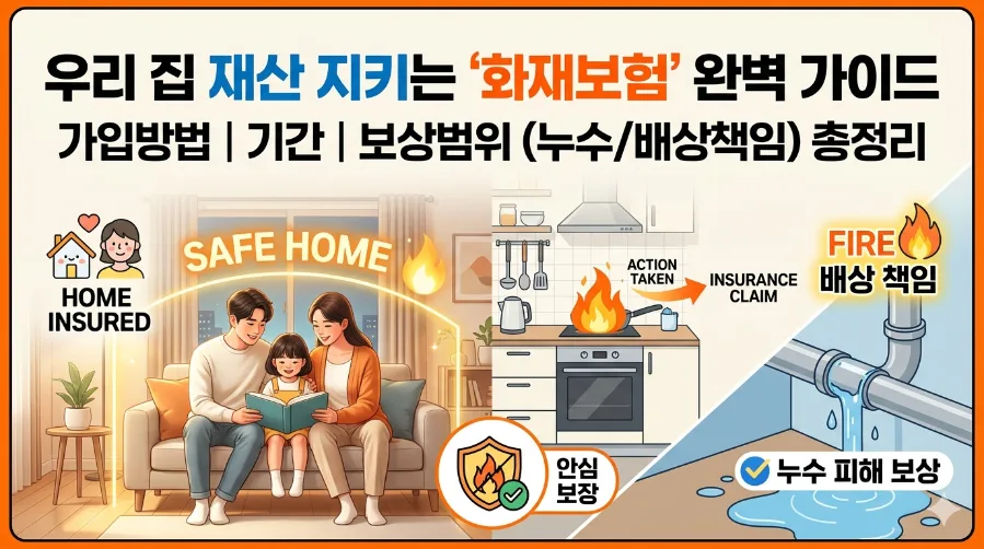 2026년 화재보험, 내 집과 재산 지키는 필수 가이드