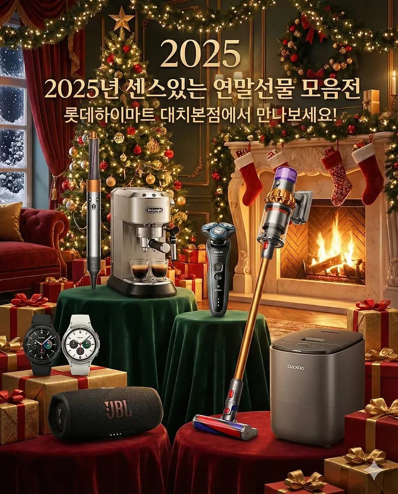 2026년 연말 선물 추천: 하이마트 부점장이 엄선한 인기 가전 5가지