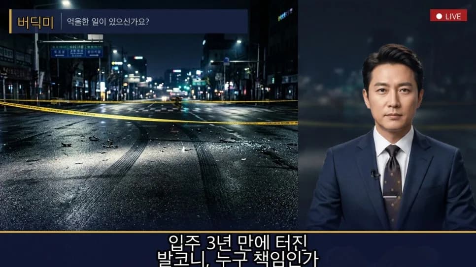 아파트 발코니 붕괴, 입주 3년 후 하자보수 책임은? 2026년 판례 분석