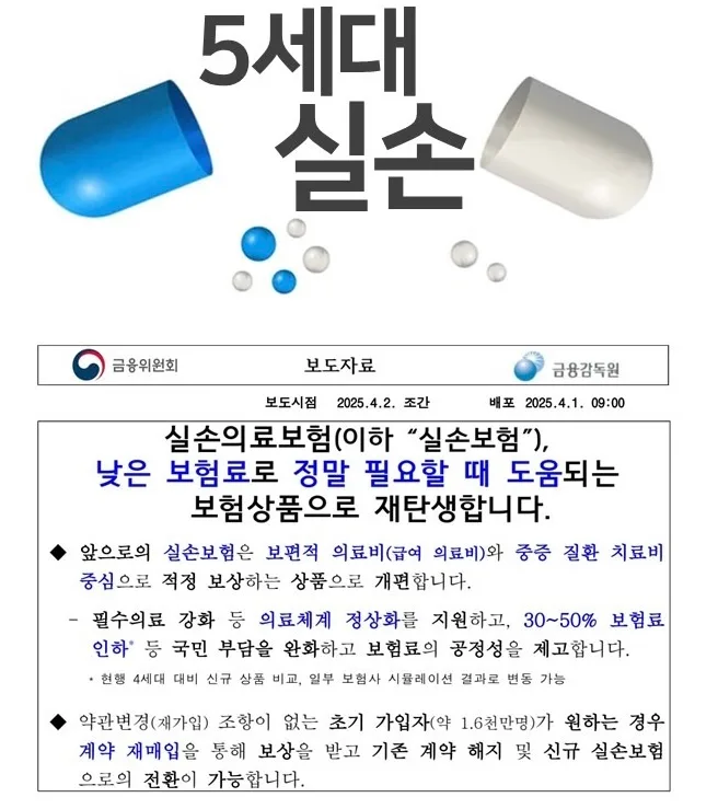 5세대 실손보험, 2026년 5월 개편 핵심 총정리