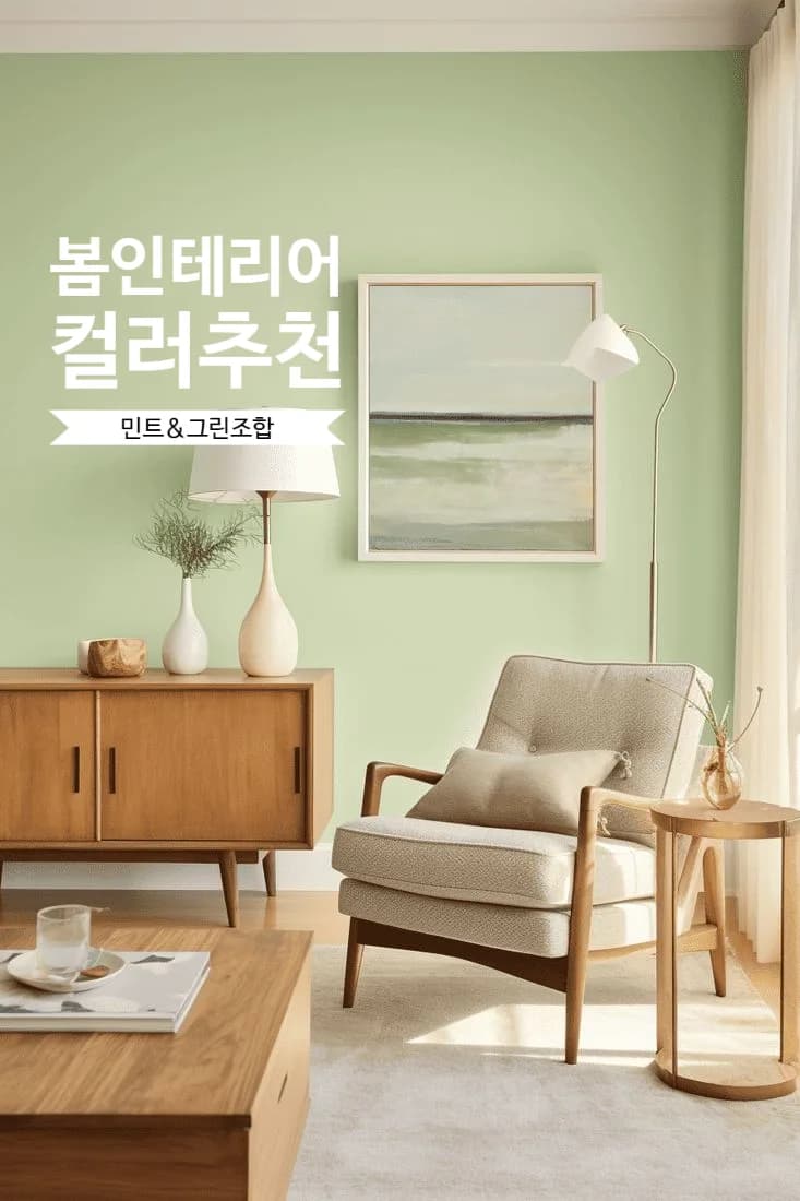 2026년 봄 인테리어: 민트 & 그린 컬러 활용법 총정리