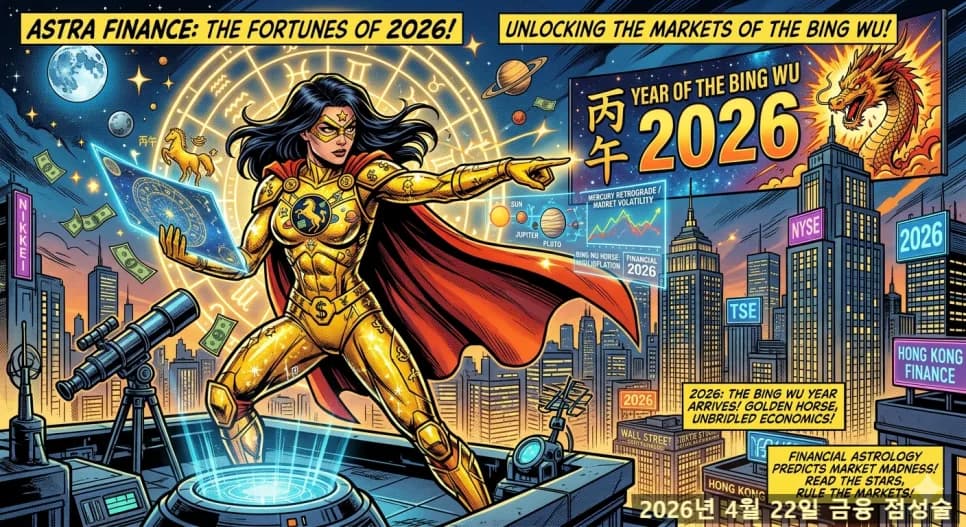 2026년 4월 금융 점성술: 코인, 주식, 환율 전망 총정리