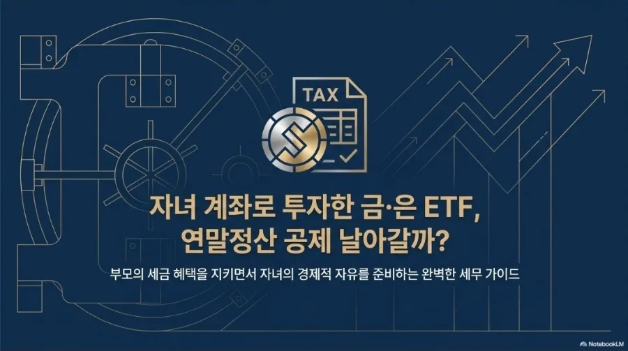 자녀 계좌 원자재 ETF 투자 2026: 인적공제 유지 비결