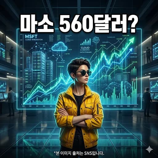 마이크로소프트 주가 2026년 전망: 560달러 목표가 재돌파 가능할까?