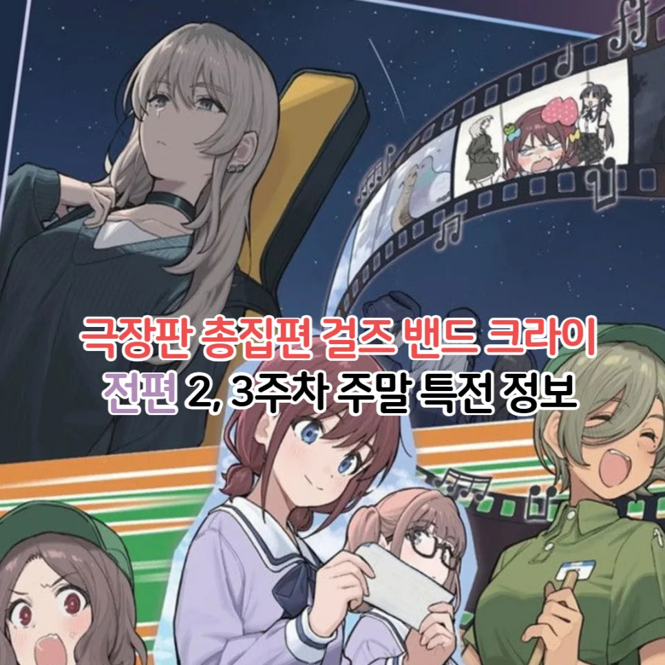 걸밴크 극장판 특전 2026년 3, 4주차 총정리: 응원봉 상영회 정보