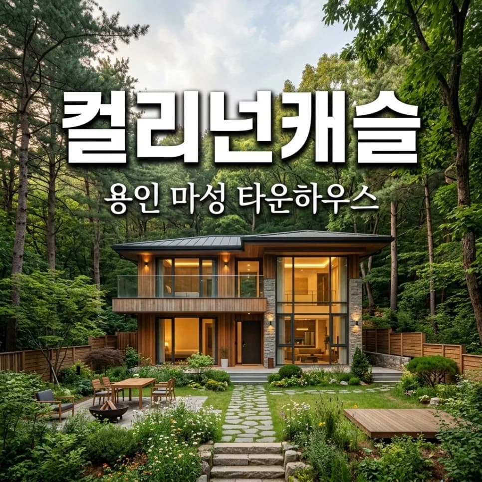 용인 마성 컬리넌캐슬: 숲세권 타운하우스 매매 2026년 전망