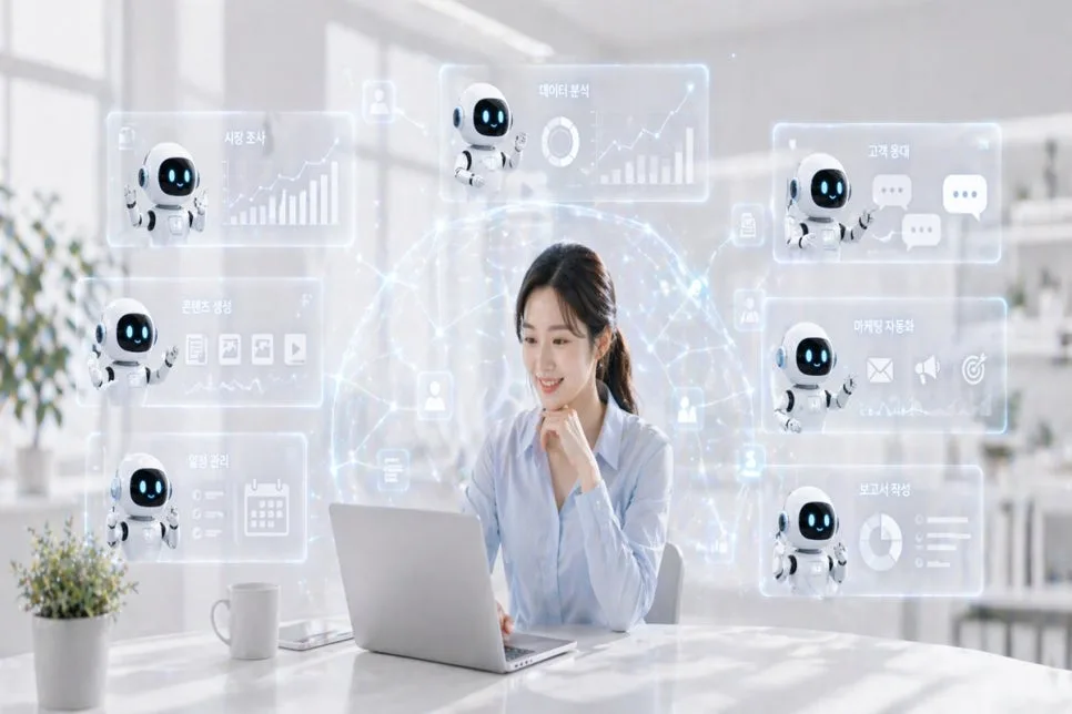 AI 비서군단 활용법 2026: 혼자서도 팀처럼 일하는 능력