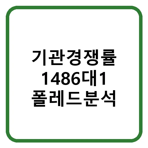 폴레드 공모주 청약 2026: 기관 경쟁률 1486:1 분석 및 핵심 정보