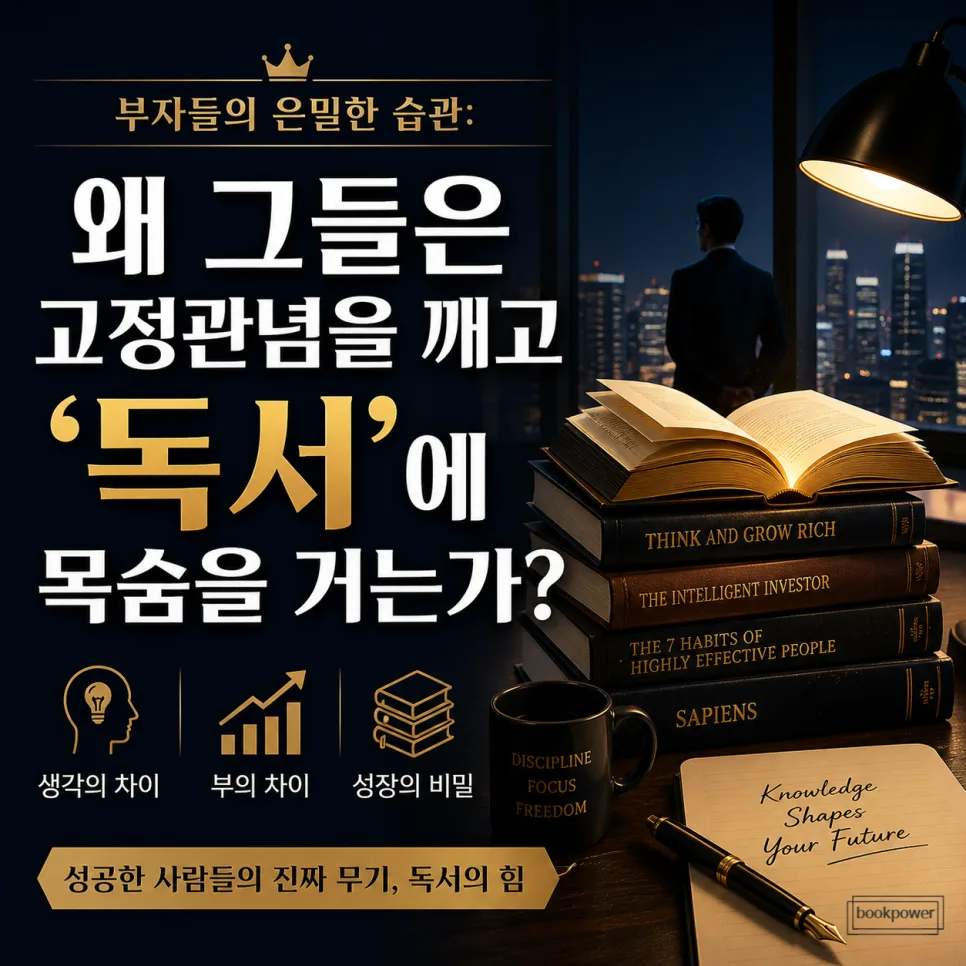부자들의 독서 습관 2026: 고정관념 깨고 성공 마인드 복제하기