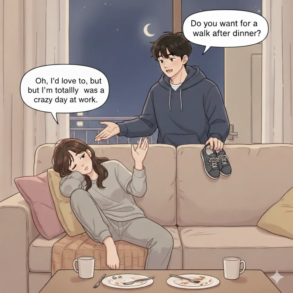 영어회화 패턴 2026: 'I'm totally wiped out' 활용법