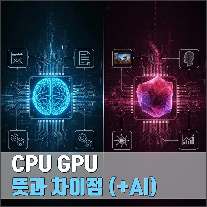 CPU GPU 뜻과 차이점, AI 시대 핵심 역할 2026년 총정리