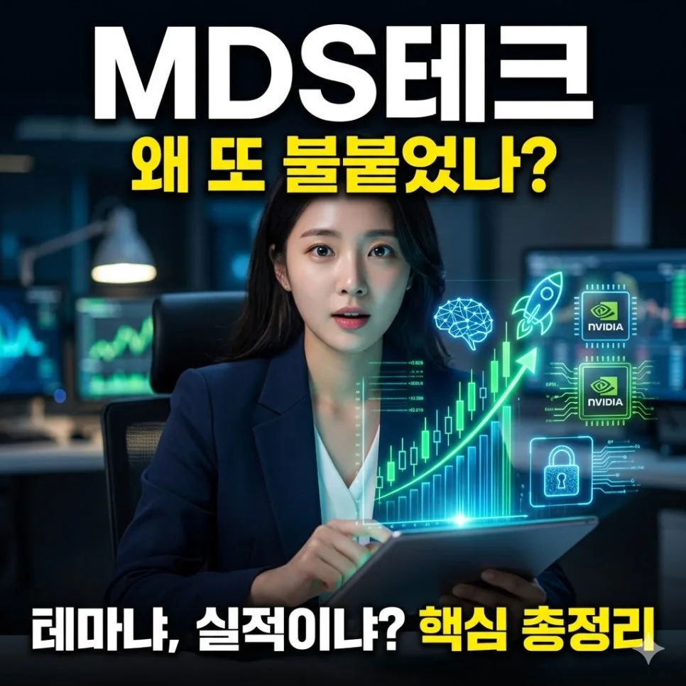 MDS테크 주가 전망: 액면병합 후 AI·양자보안 이슈 2026