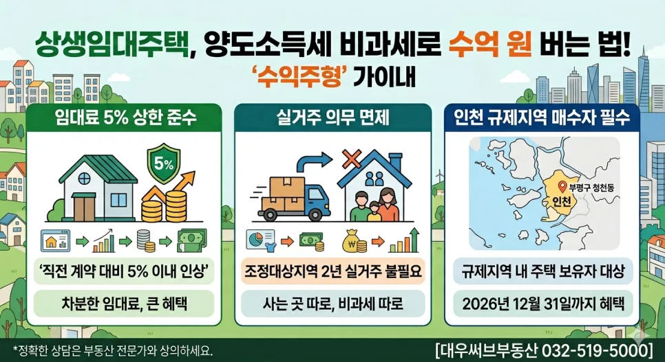 상생임대주택 조건 2026: 양도세 비과세 받는 법 총정리