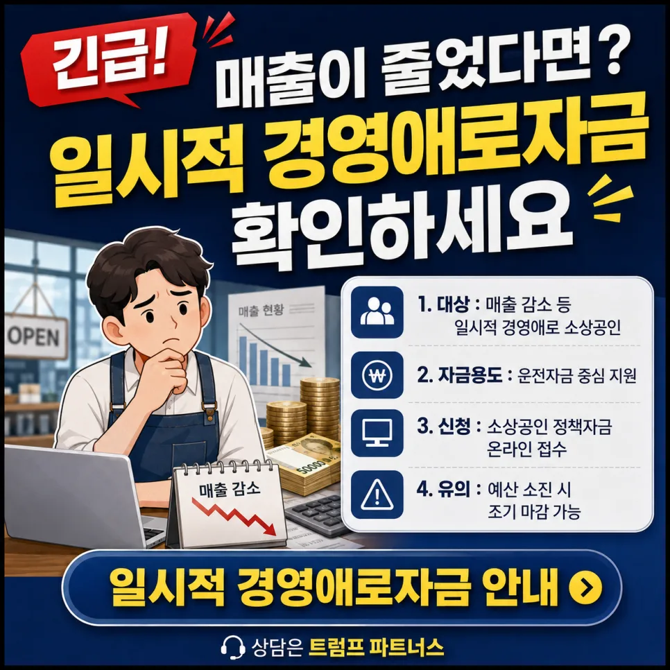 2026년 재도전특별자금 신청 가이드: 재창업·채무조정 소상공인 지원 총정리