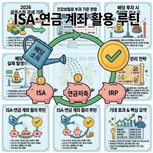 2026년 배당금 건보료 폭탄 피하는 법: 3가지 핵심 기준