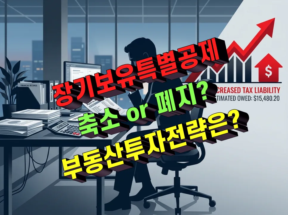 장기보유특별공제 축소/폐지, 내 양도세는 얼마? 2026년 전망