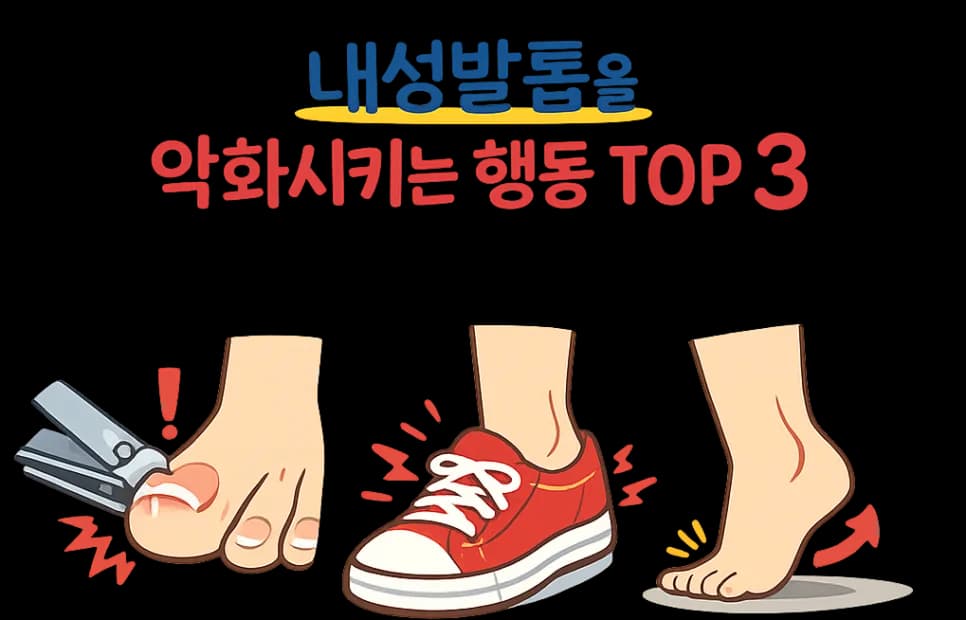 내성발톱 자가 치료의 치명적 오류 3가지 (2026년 최신 정보)
