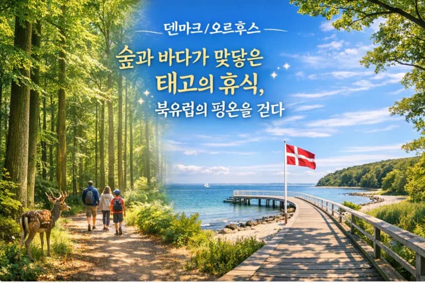 오르후스 힐링 여행 2026: 숲과 바다, 사슴과 함께하는 평온 코스