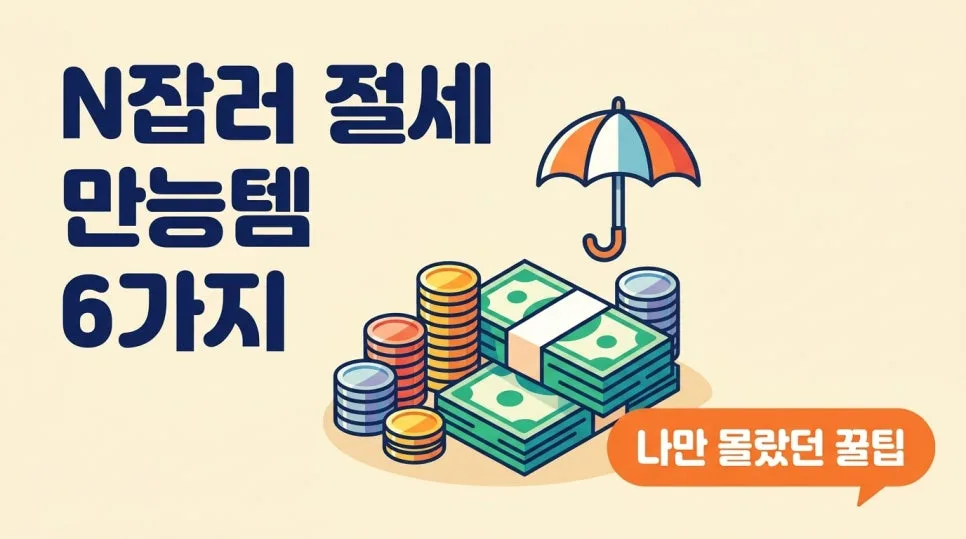 N잡러 종합소득세 절세 꿀팁 6가지 (2026년 총정리)