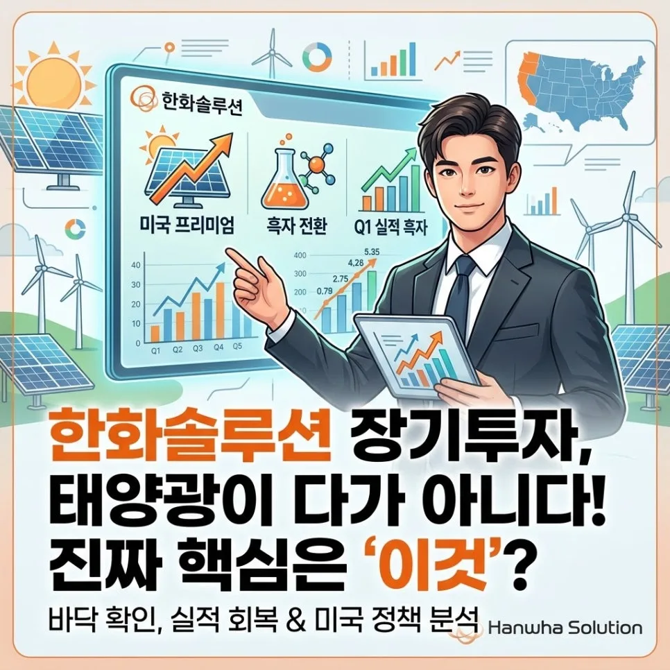 한화솔루션 장기투자, 2026년 실적 회복 가능성은? (체크리스트)