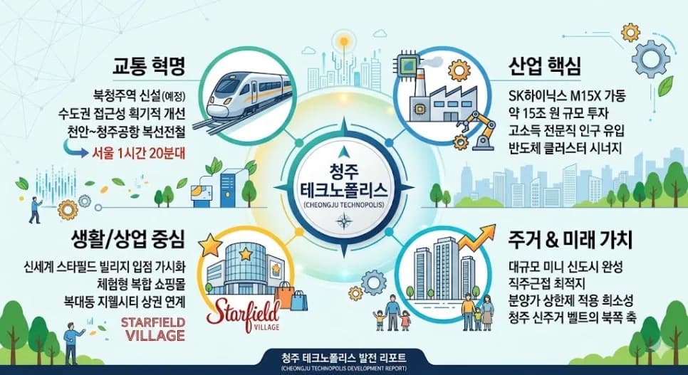 청주 테크노폴리스 2026 하반기, 투자 가치 상승 요인 분석